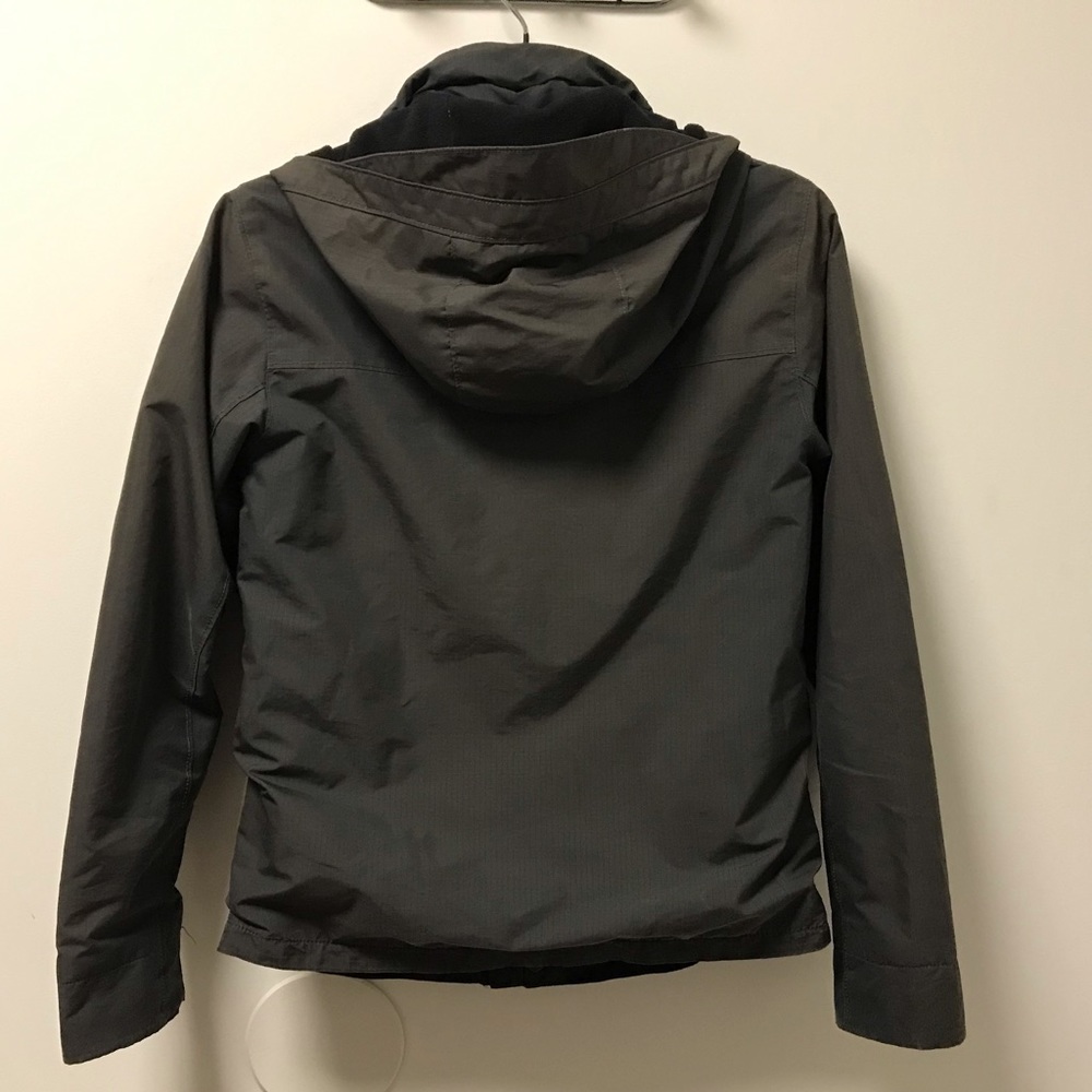 Nice Grey Fleece Lined Zipper & Snap Up Abercrombie & Fitch Jacket! - Picture 7 of 15